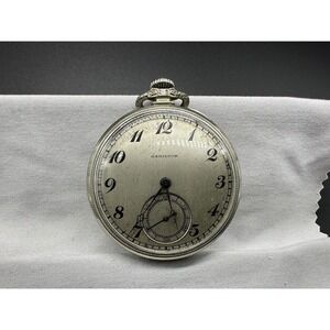 Hamilton 917 Pocket Watch 17 Jewels 14k Gold Filled- Working